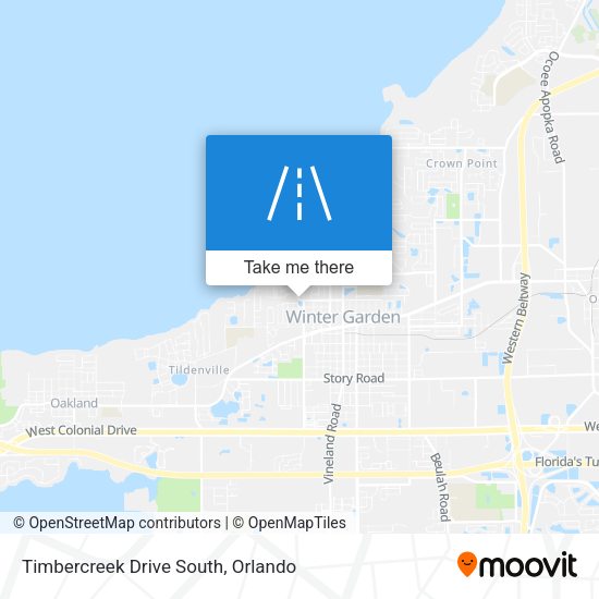 Timbercreek Drive South map
