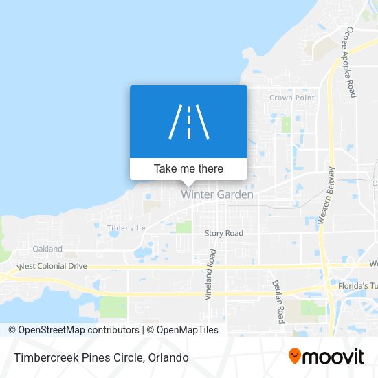 Mapa de Timbercreek Pines Circle