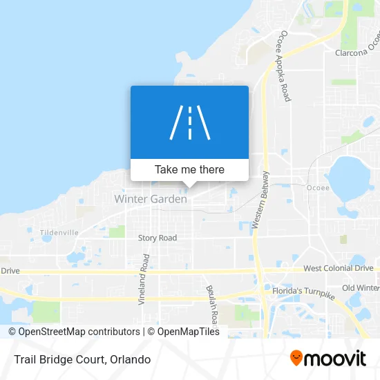 Trail Bridge Court map