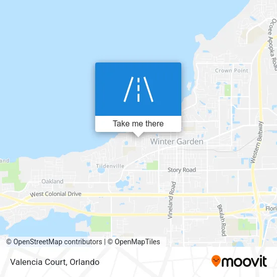 Valencia Court map