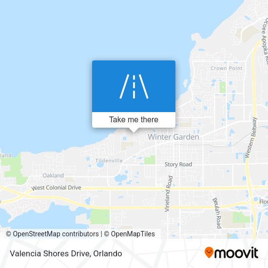 Mapa de Valencia Shores Drive