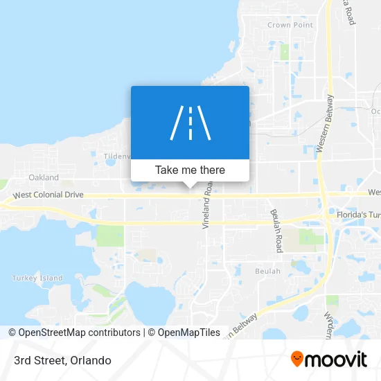 3rd Street map