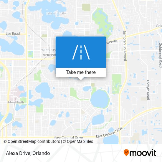 Alexa Drive map