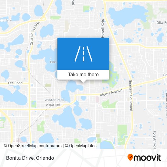 Mapa de Bonita Drive