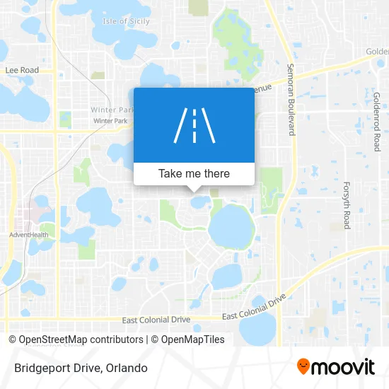 Bridgeport Drive map