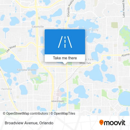 Broadview Avenue map