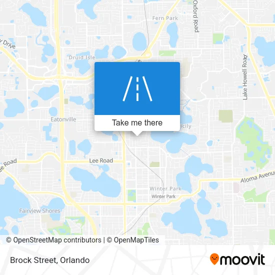 Brock Street map