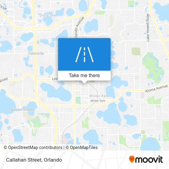 Callahan Street map