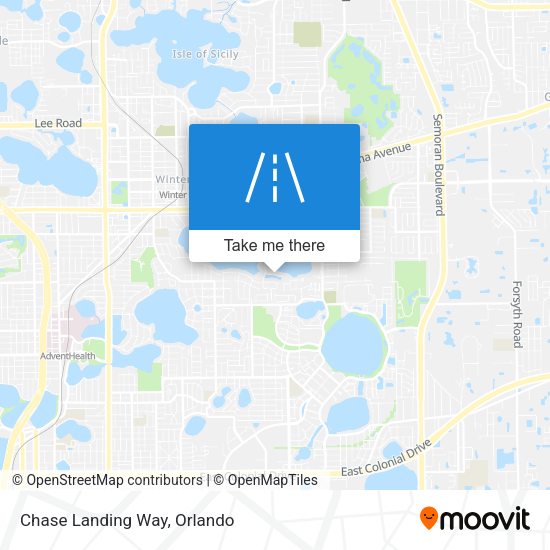 Mapa de Chase Landing Way