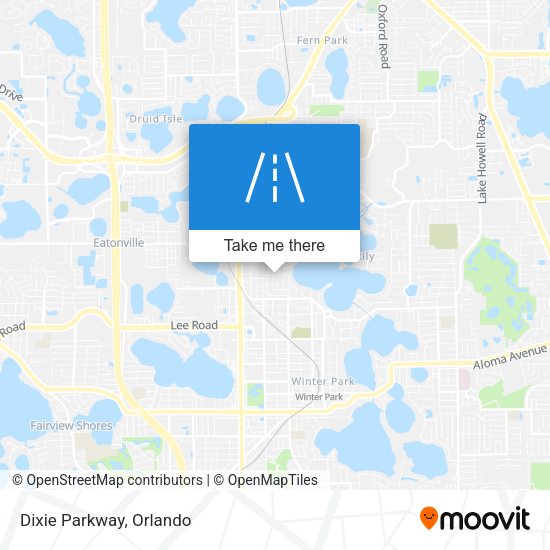 Mapa de Dixie Parkway