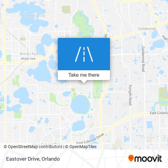 Eastover Drive map