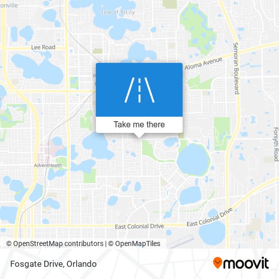 Fosgate Drive map