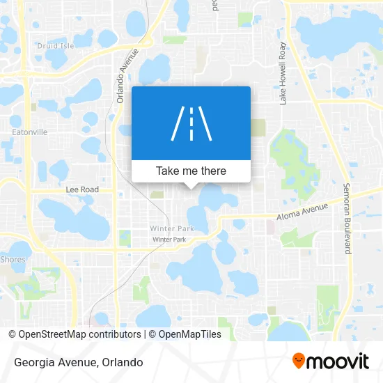 Georgia Avenue map