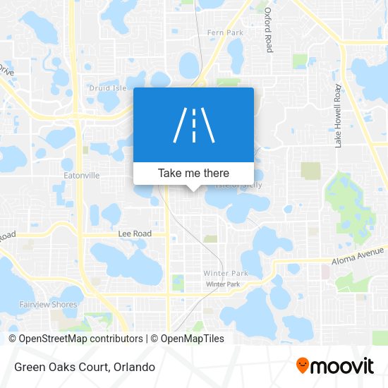 Mapa de Green Oaks Court