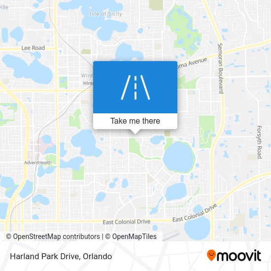 Mapa de Harland Park Drive