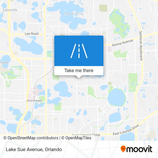 Mapa de Lake Sue Avenue