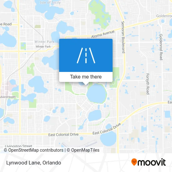 Lynwood Lane map
