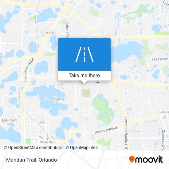 Mapa de Mandan Trail
