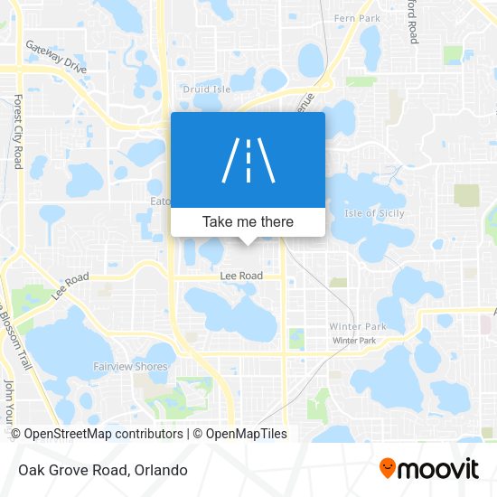 Mapa de Oak Grove Road