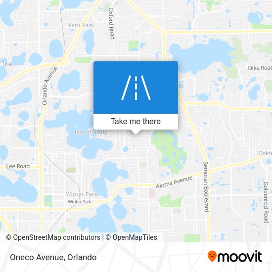 Mapa de Oneco Avenue