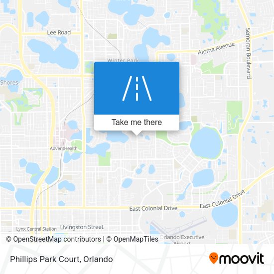 Mapa de Phillips Park Court
