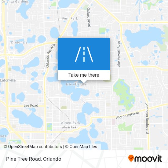 Mapa de Pine Tree Road