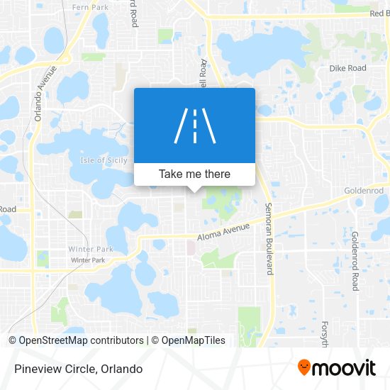 Mapa de Pineview Circle