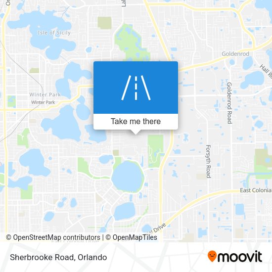 Mapa de Sherbrooke Road