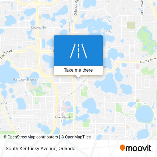 Mapa de South Kentucky Avenue