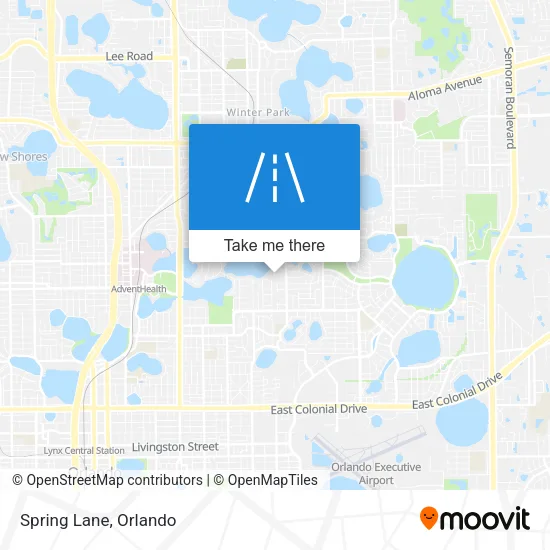 Spring Lane map
