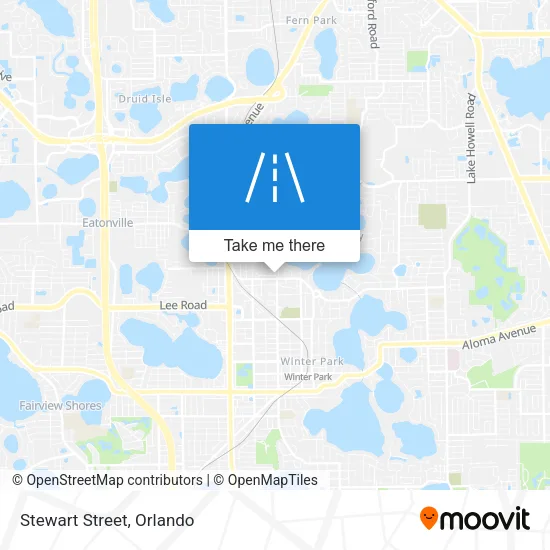 Stewart Street map