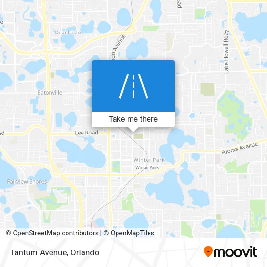 Tantum Avenue map