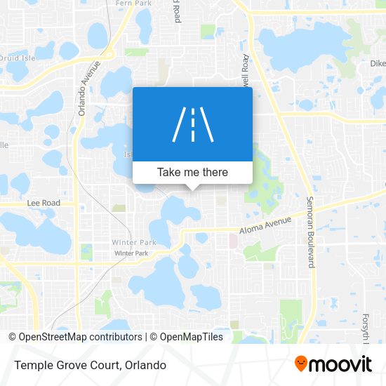Mapa de Temple Grove Court