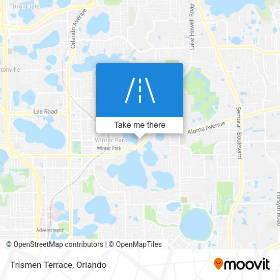 Trismen Terrace map