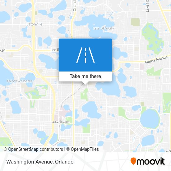 Mapa de Washington Avenue