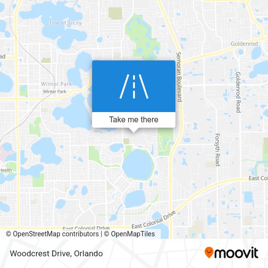 Mapa de Woodcrest Drive