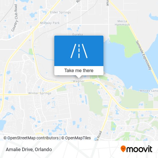 Amalie Drive map