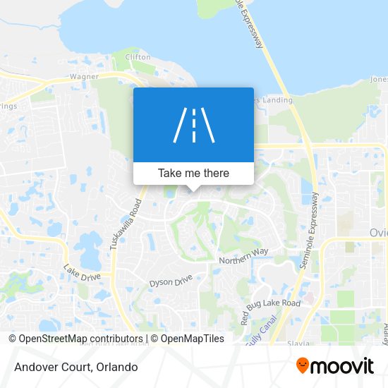 Mapa de Andover Court