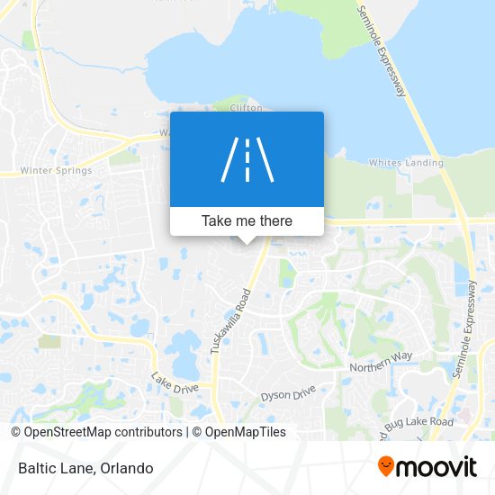 Mapa de Baltic Lane