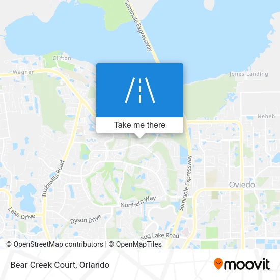 Bear Creek Court map