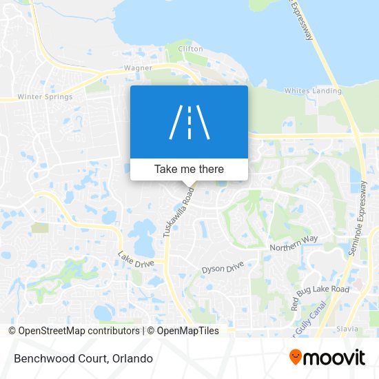 Mapa de Benchwood Court