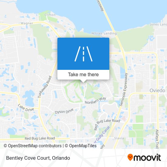 Mapa de Bentley Cove Court