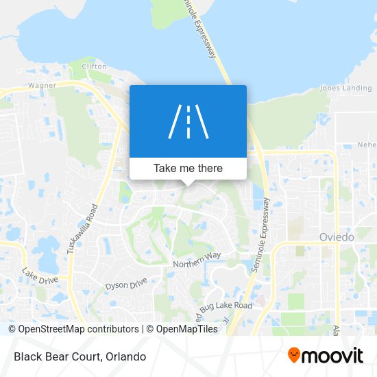 Mapa de Black Bear Court