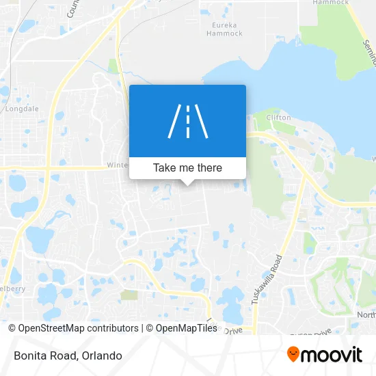 Bonita Road map