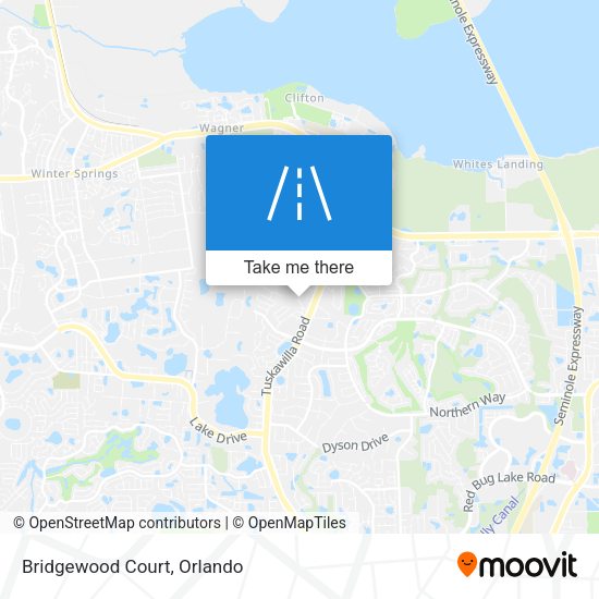 Mapa de Bridgewood Court