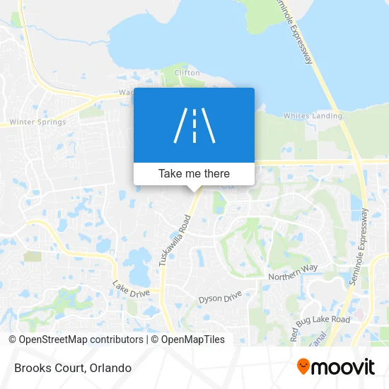 Brooks Court map