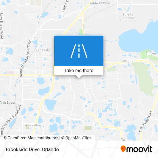 Brookside Drive map