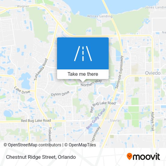 Mapa de Chestnut Ridge Street
