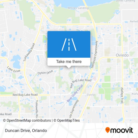 Mapa de Duncan Drive