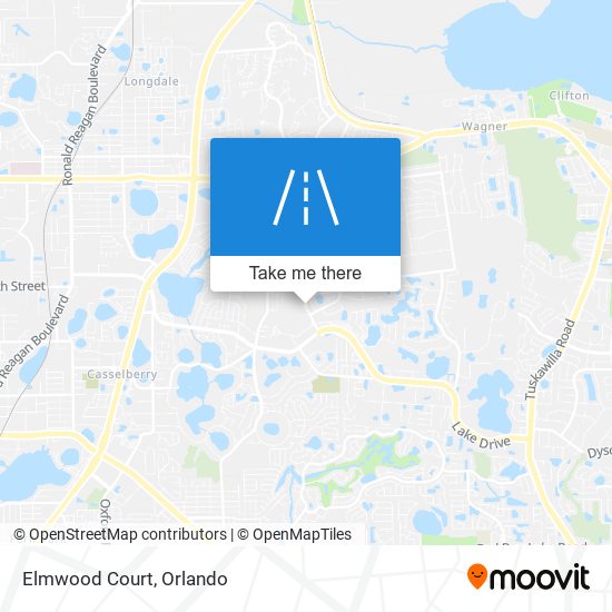 Mapa de Elmwood Court